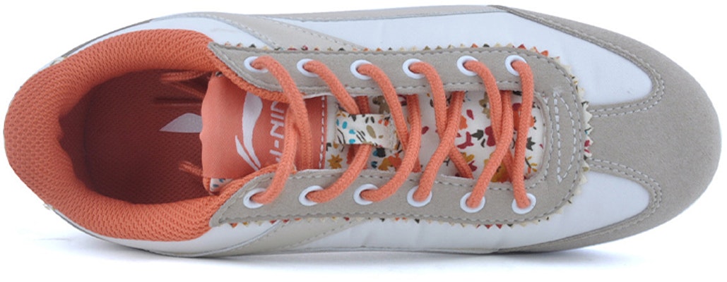 (W) Li-Ning Clásico Retro Bajo 'Gris Naranja' ALNG018-2 Order (W) Li-Ning Clásico Retro Bajo 'Gris Naranja' ALNG018-2