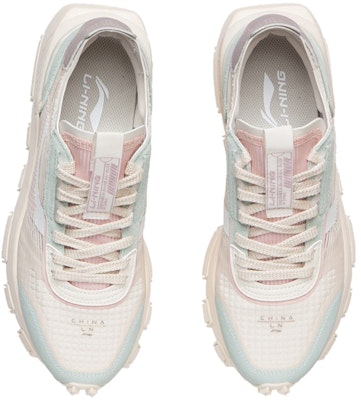 (W) Li-Ning Classic Runner Low 'Abu-abu Hijau' AGCR360-2 Shop (W) Li-Ning Classic Runner Low 'Abu-abu Hijau' AGCR360-2