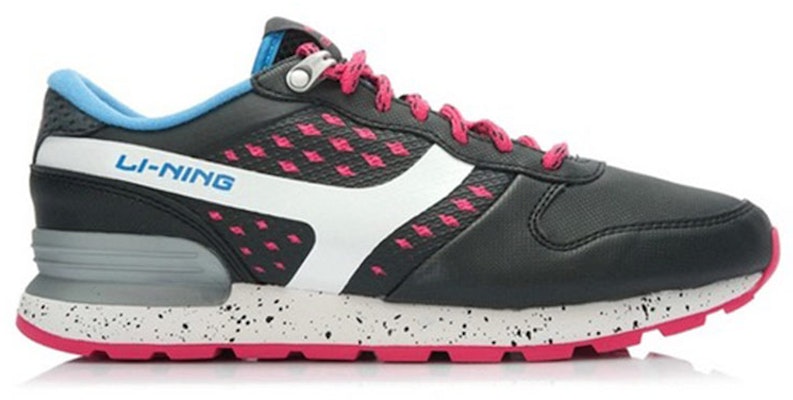 (W) Li-Ning Sepatu Lari Klasik 'Hitam Putih Merah Muda' ALCJ156-1 Order (W) Li-Ning Sepatu Lari Klasik 'Hitam Putih Merah Muda' ALCJ156-1
