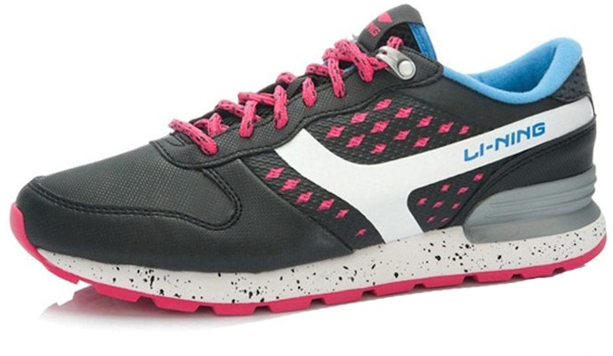 (W) Li-Ning Sepatu Lari Klasik 'Hitam Putih Merah Muda' ALCJ156-1 Lookbook (W) Li-Ning Sepatu Lari Klasik 'Hitam Putih Merah Muda' ALCJ156-1