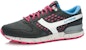 (W) Li-Ning Classic Running 'Hitam Putih Merah Jambu' ALCJ156-1