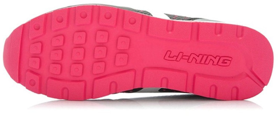 (W) Li-Ning Sepatu Lari Klasik 'Hitam Putih Merah Muda' ALCJ156-1 Details for (W) Li-Ning Sepatu Lari Klasik 'Hitam Putih Merah Muda' ALCJ156-1