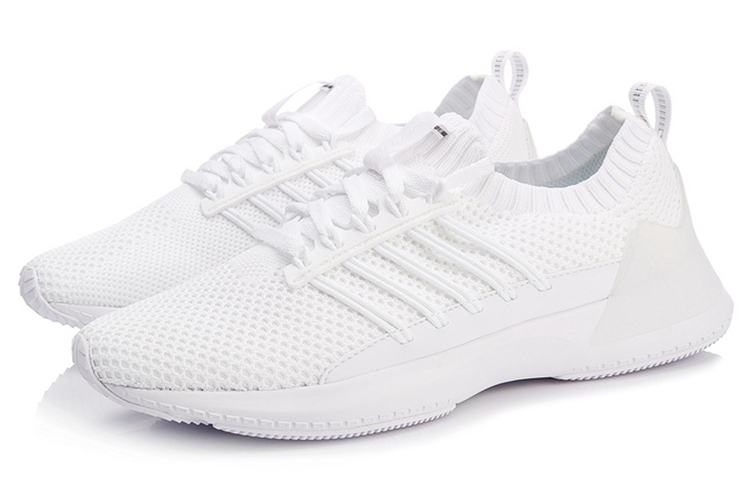 Lookbook LiNing李寧 一體織減震經典跑步鞋 女款 白色