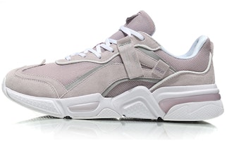 (Women) Li-Ning Classic Running Shoes 'Zhulong White Purple' AGCR344-9 (Women) Li-Ning Classic Running Shoes 'Zhulong White Purple' AGCR344-9