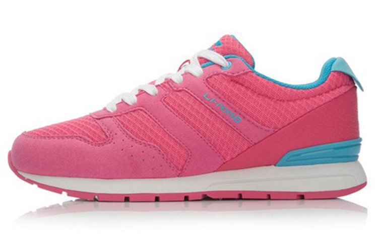 (Women) Li-Ning Classic Running Sneaker 'Pink-White' ARCK026-2