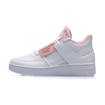 (W) Li-Ning Classic Skateboarding Low 'Pink White'