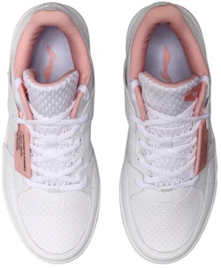 李宁防滑耐磨中帮籃球鞋 女款 粉白 Shop 李宁防滑耐磨中帮籃球鞋 女款 粉白