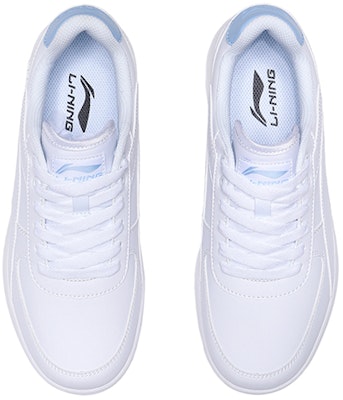 (Women) Li-Ning Classic Skateboarding Low 'White Blue' AGCP422-4 Shop (Women) Li-Ning Classic Skateboarding Low 'White Blue' AGCP422-4