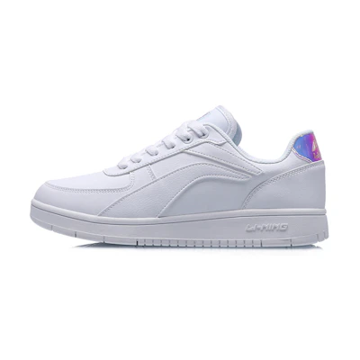 (W) Li-Ning Classic Skateboarding Low 'White Laser'