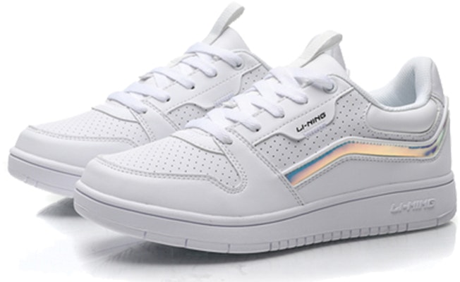 (W) Li-Ning Classic Skateboarding Low 'Putih Laser' AGCP252-1 Lookbook (W) Li-Ning Classic Skateboarding Low 'Putih Laser' AGCP252-1