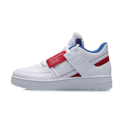 (W) Li-Ning Classic Skateboarding Low 'White Red Blue'