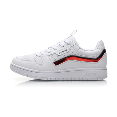 (W) Li-Ning Classic Skateboarding Low 'White Red'