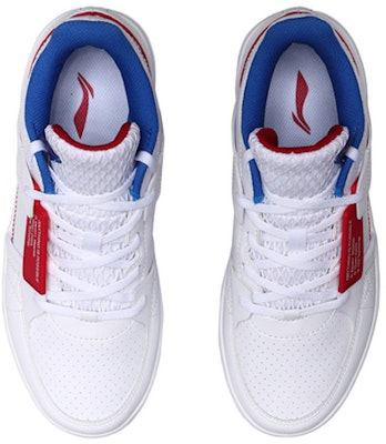 (Women) Li-Ning Classic Skateboarding Low 'White Red Blue' AGBP062-3 Shop (Women) Li-Ning Classic Skateboarding Low 'White Red Blue' AGBP062-3