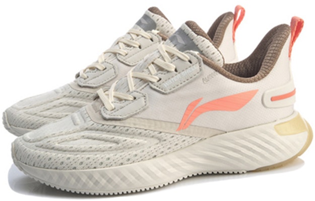 (Women) Li-Ning Cloud 5 Low Running 'Pearl White' ARHP176-4 Lookbook (Women) Li-Ning Cloud 5 Low Running 'Pearl White' ARHP176-4