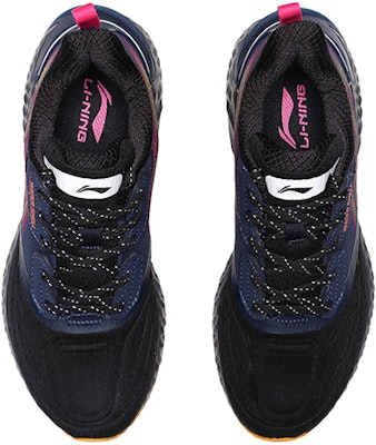 (W) Li-Ning Cloud 5 Shield 'Hitam Biru' ARHQ256-1 Shop (W) Li-Ning Cloud 5 Shield 'Hitam Biru' ARHQ256-1