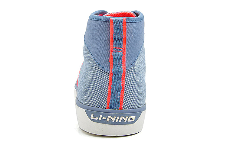 Shop (W) 리닝 컴포트 블루레드 미드탑 (Li-Ning Comfort Blue Red Mid-Top) ALAJ038-2