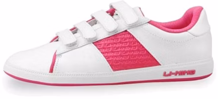 (Women) Li-Ning Comfort Breathable 'White Red' ATCF006-4 (Women) Li-Ning Comfort Breathable 'White Red' ATCF006-4