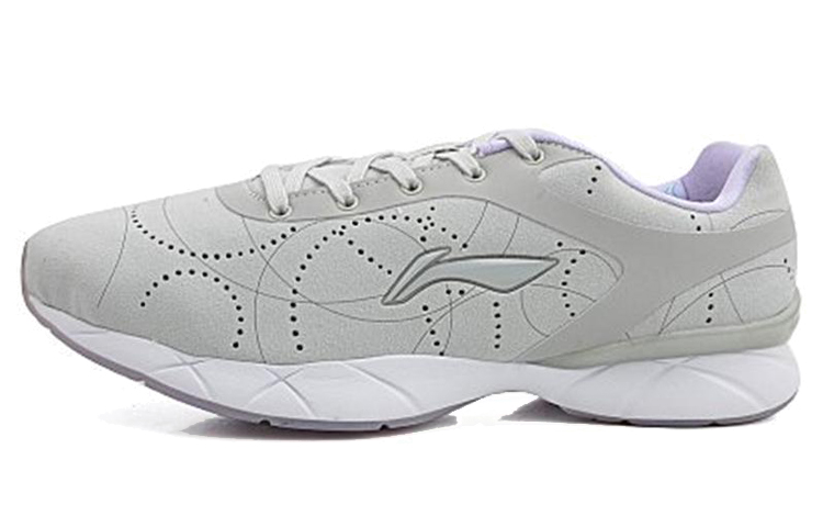 (Women) Li-Ning Comfort Breathable Casual Low-Top Running 'Grey Purple' AFBG018-3