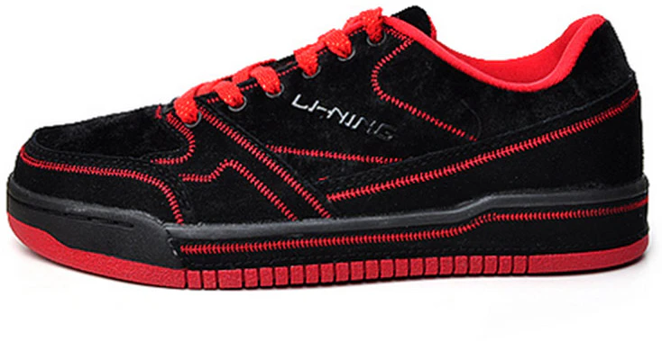 women-li-ning-comfort-breathable-casual-sneaker-black-red-alcg-002-2