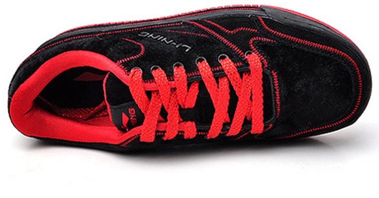 (W) Zapatillas Casuales Transpirables Li-Ning Comfort 'Negro Rojo' ALCG002-2 Lookbook (W) Zapatillas Casuales Transpirables Li-Ning Comfort 'Negro Rojo' ALCG002-2