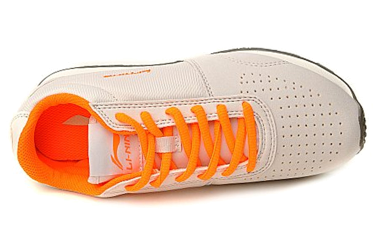 Lookbook (W) Li-Ning Sepatu Nyaman Bernapas Rendah 'Abu-Orange' ALCH174-1