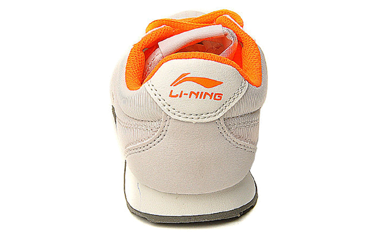 Shop (W) Li-Ning Sepatu Nyaman Bernapas Rendah 'Abu-Orange' ALCH174-1