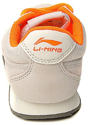LiNing李寧 舒適透氣 低筒休閒跑步鞋 女款 灰橙 Shop LiNing李寧 舒適透氣 低筒休閒跑步鞋 女款 灰橙