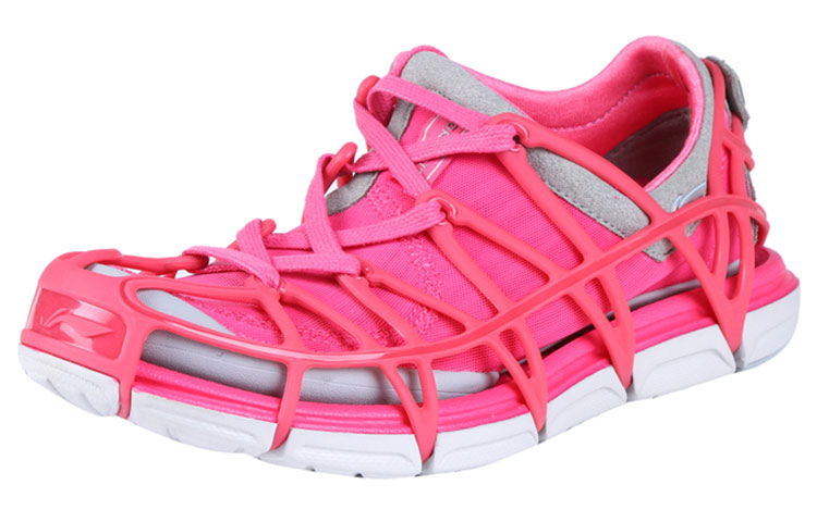 (W) Li-Ning CMFT Breathable Running Shoe 'Pink Grey White' 圖 3