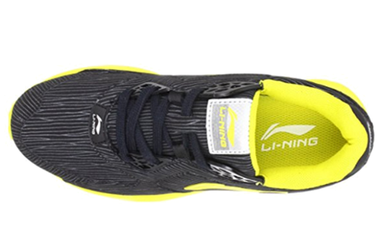 Lookbook (W) Zapatillas de Running Transpirables Li-Ning 'Negro Amarillo' ARCG018-1