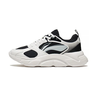 (W) Li-Ning Casual Sport Training Sneakers 'White Black'
