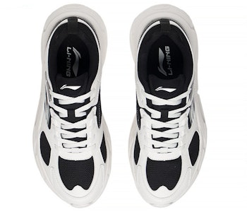 LiNing李寧 舒適 耐磨 低幫 跑步鞋 女款 黑白 Shop LiNing李寧 舒適 耐磨 低幫 跑步鞋 女款 黑白