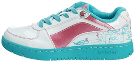 (Women) Li-Ning Comfort Low-Top Sneaker 'White Blue Red' ALCF176-1 (Women) Li-Ning Comfort Low-Top Sneaker 'White Blue Red' ALCF176-1
