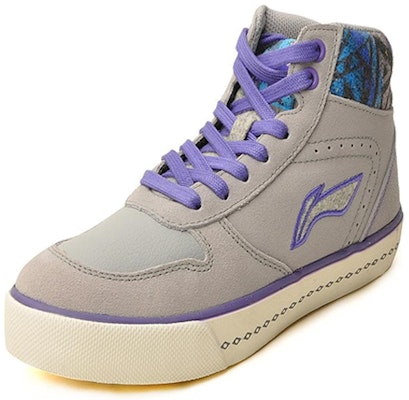 (Women) Li-Ning Comfort Mid-Top 'Grey Purple' ALAH082-1 Lookbook (Women) Li-Ning Comfort Mid-Top 'Grey Purple' ALAH082-1