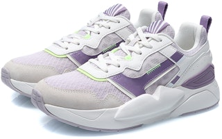 (W) 李宁舒适跑鞋 低帮'白紫色' AGCR074-1 Lookbook (W) 李宁舒适跑鞋 低帮'白紫色' AGCR074-1
