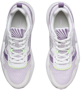 (W) 李寧コンフォートランニング ロー "ホワイトパープル" AGCR074-1 Shop (W) 李寧コンフォートランニング ロー "ホワイトパープル" AGCR074-1