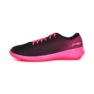 (W) Li-Ning CMFT Running Shoes 'Black Pink'