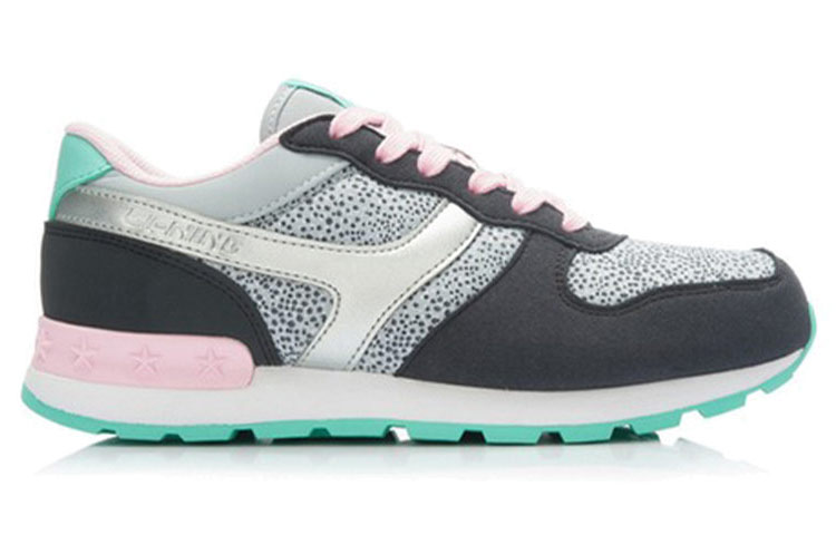 (W) Li-Ning CMFT Running Shoes 'Black White Grey' 圖 2