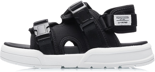 (W) Sandal Li-Ning Coca 'Hitam Putih' AGLR026-1 Buy (W) Sandal Li-Ning Coca 'Hitam Putih' AGLR026-1