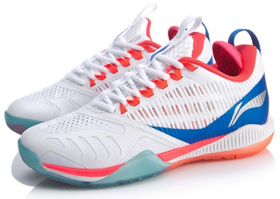 (W) Li-Ning Cool Shark 2.0 'Putih Biru Merah Muda' AYAQ004-4 Lookbook (W) Li-Ning Cool Shark 2.0 'Putih Biru Merah Muda' AYAQ004-4