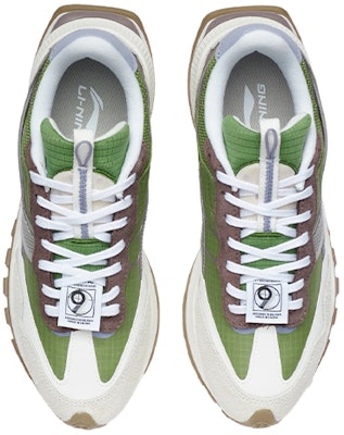 (Women) Li-Ning Cosmos EVO 'White Green Brown' AGCR228-4 Lookbook (Women) Li-Ning Cosmos EVO 'White Green Brown' AGCR228-4