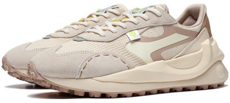 (Women) Li-Ning Cosmos Lifestyle Sneakers 'White Beige Pink' AGCT016-7 Lookbook (Women) Li-Ning Cosmos Lifestyle Sneakers 'White Beige Pink' AGCT016-7