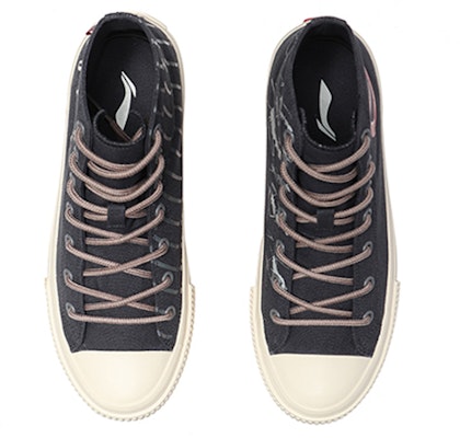 (Women) Li-Ning Counterflow 'Retro High-Top Black Canvas' AGCP338-2 Shop (Women) Li-Ning Counterflow 'Retro High-Top Black Canvas' AGCP338-2