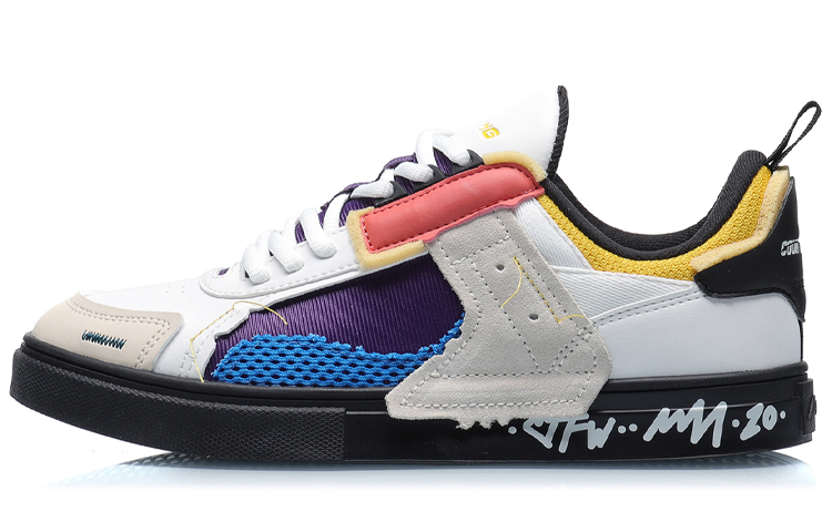 (W) Li-Ning Counterflow GouXu 'White Purple yellow'