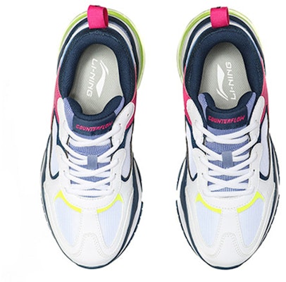 (Women) Li-Ning Counterflow Neon 'White Blue' AGCP138-6 Shop (Women) Li-Ning Counterflow Neon 'White Blue' AGCP138-6