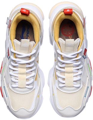 (W) Li-Ning Countflow HuangChengYanYun 'Putih Kuning Krim' AGLR118-1 Shop (W) Li-Ning Countflow HuangChengYanYun 'Putih Kuning Krim' AGLR118-1