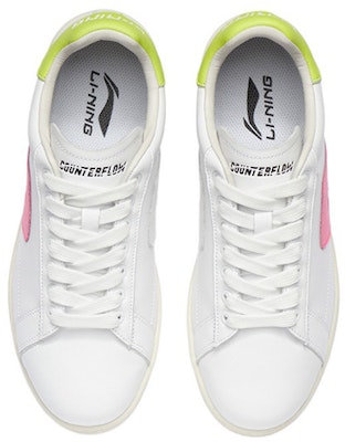 (Women) Li-Ning Countflow XueYue 'White Neon Pink' AGCR456-1 Shop (Women) Li-Ning Countflow XueYue 'White Neon Pink' AGCR456-1