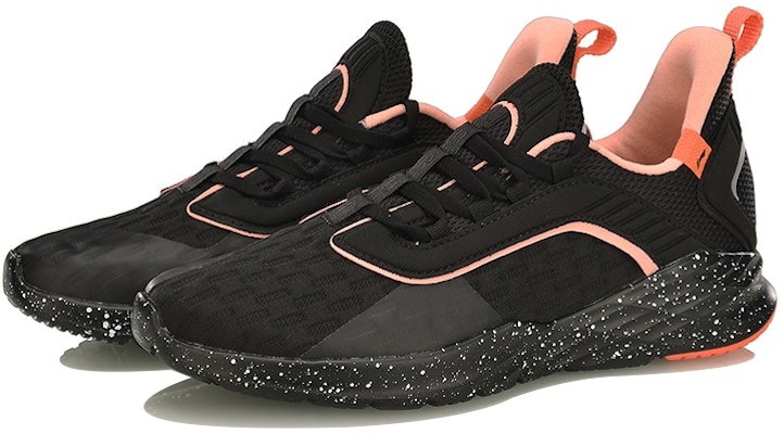 (W) Li-Ning Crazy Run 'Negro Naranja' ARHP022-4 Lookbook (W) Li-Ning Crazy Run 'Negro Naranja' ARHP022-4