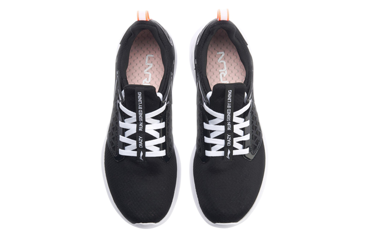 Shop 李宁 李寧瘋狂跑 輕便減震跑鞋 女款 標準黑