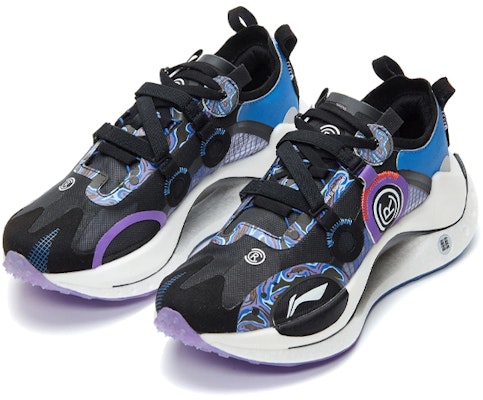 (Women) Li-Ning CRC 'Blue Black Purple' ARHR102-1 Lookbook (Women) Li-Ning CRC 'Blue Black Purple' ARHR102-1