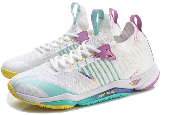 (W) Li-Ning Dagger 4 'Putih Biru Ungu' AYAR002-1 Lookbook (W) Li-Ning Dagger 4 'Putih Biru Ungu' AYAR002-1